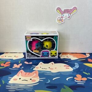 Funko Pop Keychain Nightmare Before Christmas Jack & Sally Black Light Pocket